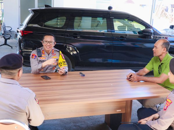 Kapolres Banggai, Kembali Kunjungi Kantor KPU Persiapan Tahapan Debat Nanti