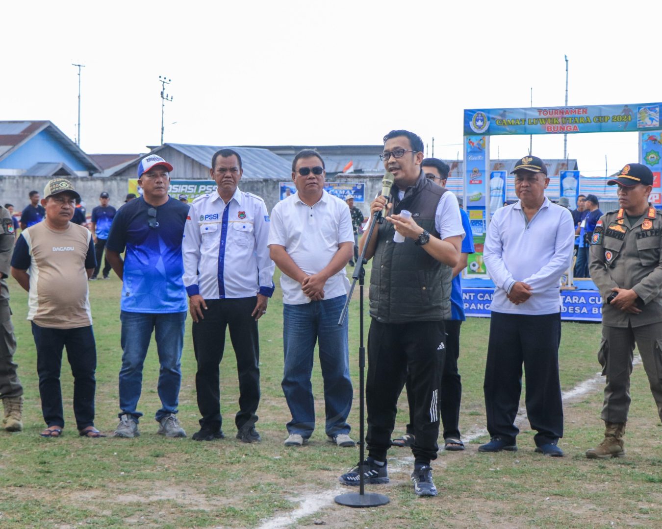 Pjs Bupati Banggai Raziras Menutup Open Turnamen CLU Cup 2024 Total Hadiah 60 jt Resmi di Tutup
