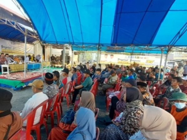 Kampanye di Desa Mulyoharjo Kecamatan Moilong Cabup Furqanuddin di Sambut Yel Yel Lanjutkan