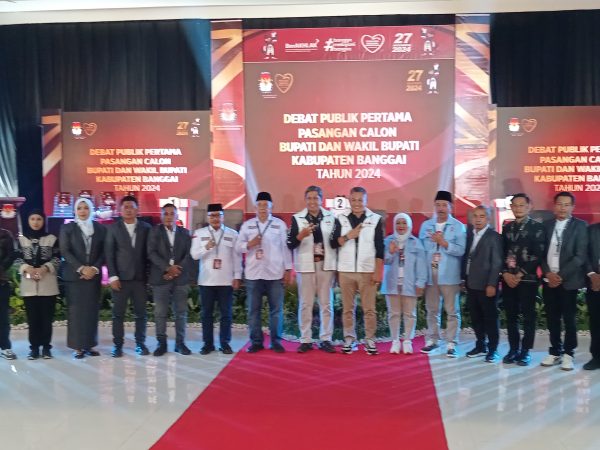 KPU Banggai Gelar Debat Perdana Pilkada 2024, Ketua KPU Apresiasi Kondusifitas dan Semangat Para Pendukung