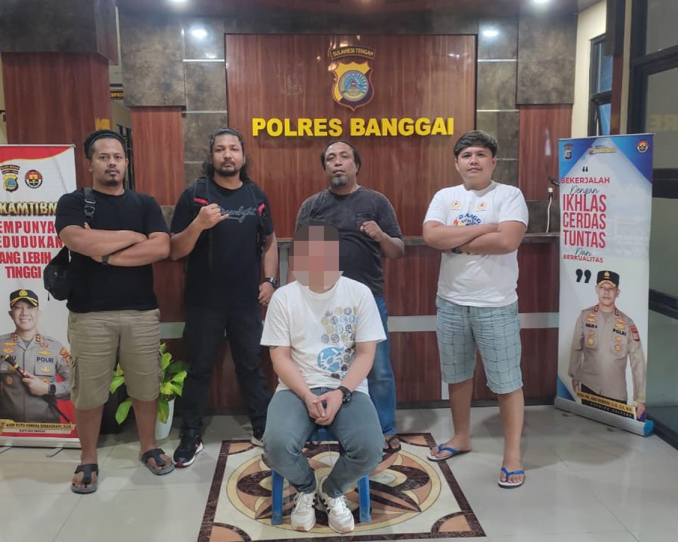 Anggota Polres Banggai Amankan Pria Asal Sulut Terkait Judi Online