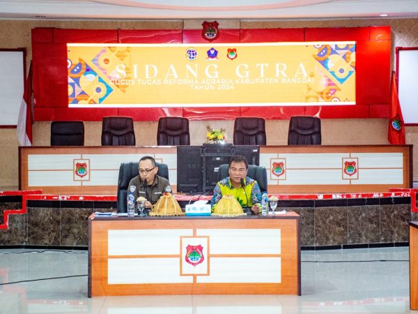 Pj. Sekda Banggai Pimpin Sidang GTRA : Dorong Redistribusi Tanah di 7 Desa, Target 1500 Bidang”