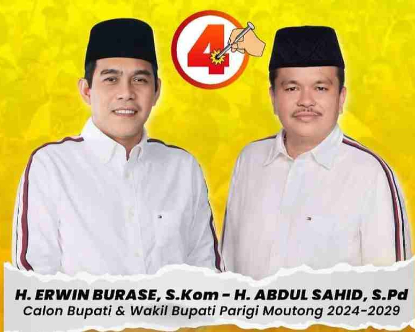 Membangun Dari Desa : Pasangan H. Erwin Burase dan H. Abdul Sahid Siap Mewujudkan Parigi Moutong Maju dan Berkelanjutan di Pilkada 2024