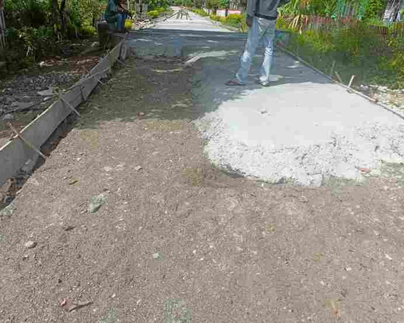 Proyek Peningkatan Jalan Taopa Induk-Taopa Utara Diduga Dikerja Asal-Asalan