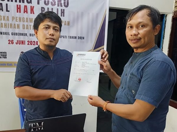 Tim Hukum Paslon AT-FM Laporkan Dugaan Pencemaran Nama Baik ke Bawaslu Banggai