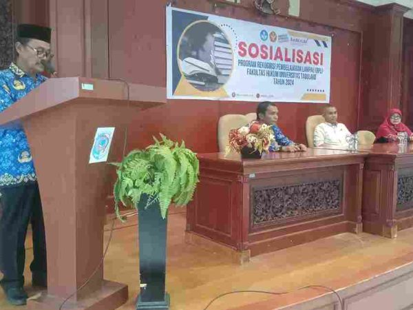 Staf Ahli Lewis, Buka Secara Resmi Sosialisasi Program Rekognisi Pembelajaran Lampau (RPL)