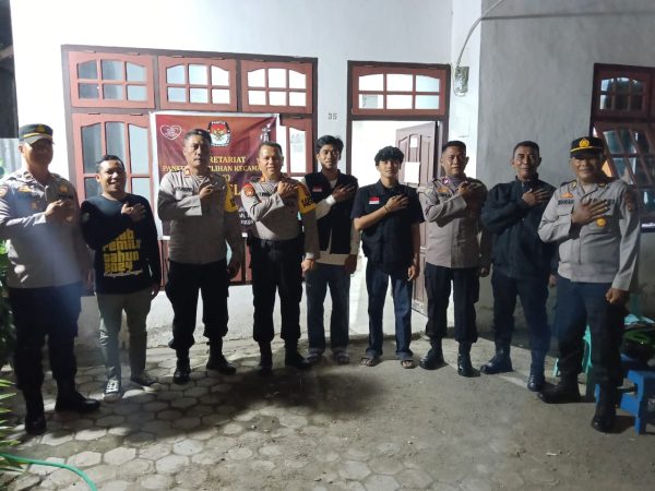 Pamatwil Polres Banggai dan Kapolsek Patroli di Kantor PPK Wilayah Kota Luwuk