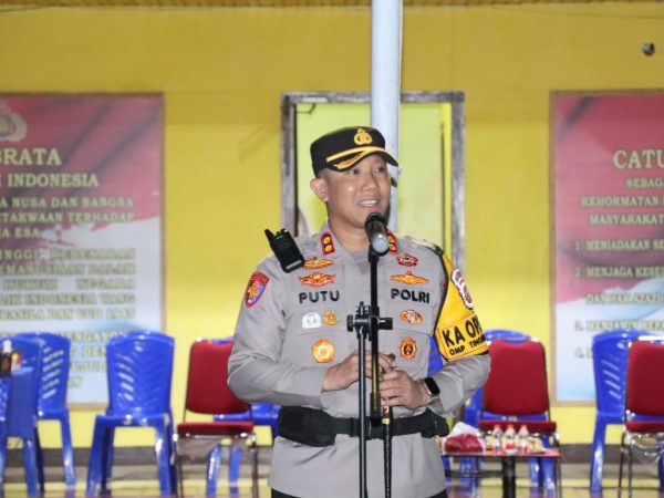 Kapolres Banggai Imbau Tak Ada Konvoi Usai Pleno Tingkat Kabupaten