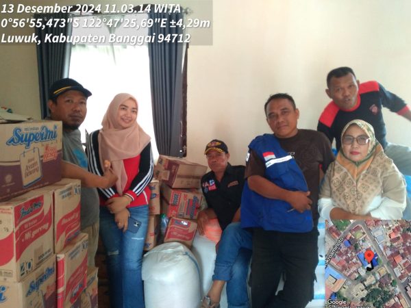 Sampai Saat Ini Tim Tagana Banggai Sigap Tangani Korban Kebakaran Pasar, Sentral di Bawah Koordinasi Dinas Sosial