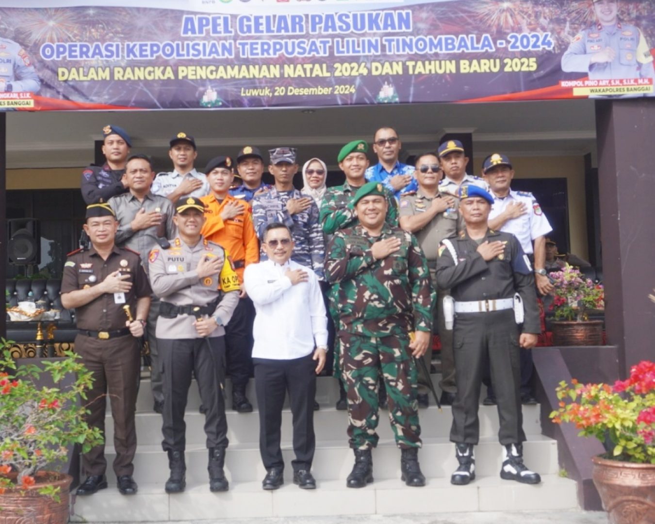 Bupati Banggai Hadiri Apel Gelar Pasukan Operasi Lilin Tinombala 2024