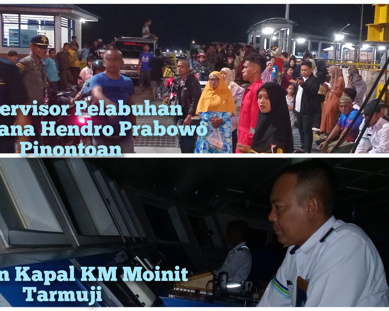 Pelabuhan Pagimana Padat, ” KM Moinit Masih Andalan ” dan  Angkut 407 Penumpang Arus Balik Ke Gorontalo