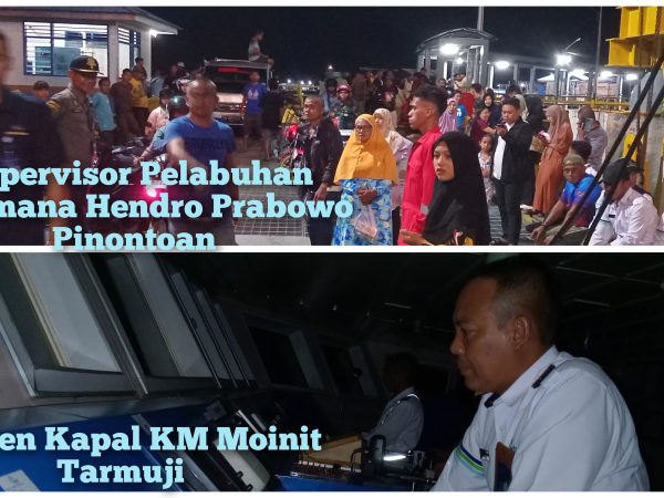 Pelabuhan Pagimana Padat, ” KM Moinit Masih Andalan ” dan  Angkut 407 Penumpang Arus Balik Ke Gorontalo