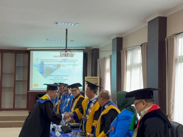 Bripka Stenly Tania Raih Gelar Doktor Cumlaude di Untad, Kapolres Banggai Apresiasi Anggotanya