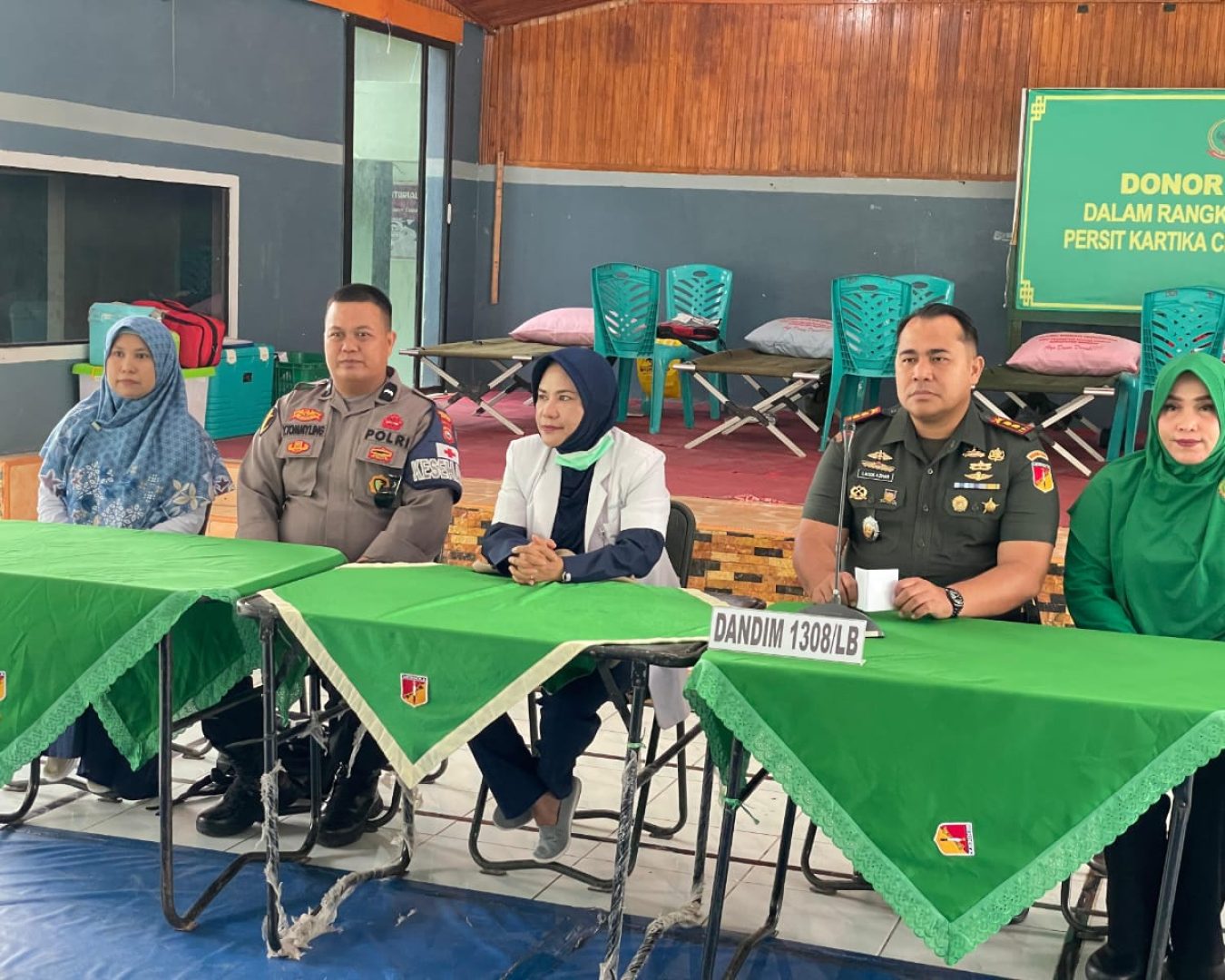 Sinergi TNI-Polri di HUT Persit KCK ke-79: Kodim 1308/LB Gelar Donor Darah Bersama Polres Banggai