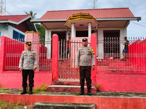 Polsek Lamala Berikan Pembinaan kepada Pramuka di SMP Kristen Bombanon