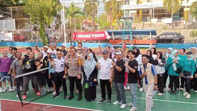 Bupati Banggai di Wakili Kadispora Resmi di Buka Turnamen Tenis STC  2025
