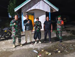 Danramil 1308-07/Pagimana Perketat Keamanan, Babinsa Gelar Patroli Rutin di Desa Jaya Bakti