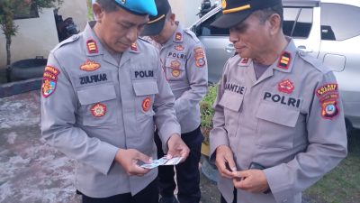 Propam Polres Banggai Terapkan Sikap Disiplin ke Tiga Polsek Jajaran