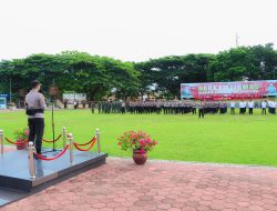 Jelang Putusan MK, Polres Banggai dan TNI Gelar Apel Gabungan untuk Jaga Kamtibmas