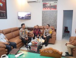 Jelang Putusan MK, Wakapolda Sulteng Sambangi KPU Banggai