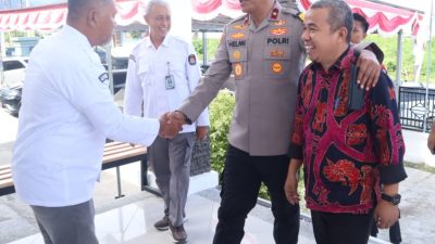 Santo Gotia Ucapkan Terima Kasih Atas  Kunjungan Wakapolda Sulteng di Kantor KPU Banggai