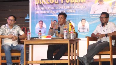 Wakapolda Sulteng Jadi Pemateri Dialog Publik Pengelolaan SDA di Banggai