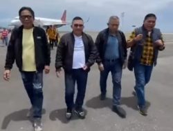 Bupati Banggai Amirudin dan Rombongan Tiba di Luwuk, Ajak Dukung Proses PSU