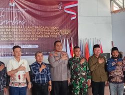 KPU Banggai Gelar Sosialisasi Pemungutan Suara Ulang Pascaputusan MK Dua Kecamatan Toili dan Simpang Raya