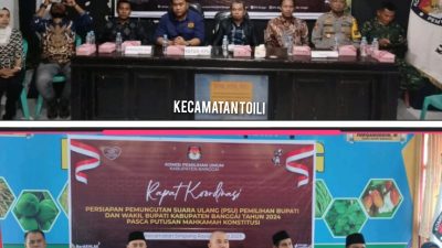 KPU Banggai Gencarkan Sosialisasi Jelang Pemungutan Suara Ulang di Toili dan Simpang Raya