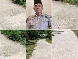 Cepat Rusak, Hasil Pekerjaan Jalan CV. Bolle Cipta Sejahtera Mengecewakan Pemdes dan Masyarakat Taopa Utara
