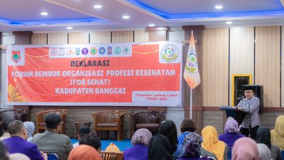 Bupati Banggai Dukung Kualitas Kesehatan di Kabupaten Banggai, Resmi di Bentuk ( For Sehat )
