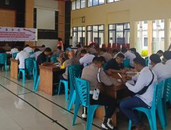 Jalani Test Psikologi Bagi Personel Polres Banggai Yang Memegang Senpi