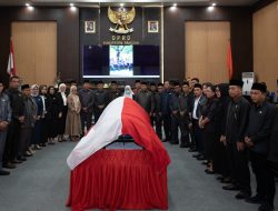 DPRD Banggai Berduka, Saat Gelar Paripurna Pelepasan Almarhum Jodi Prakoso Dayanun