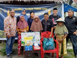 PWI Sulteng Gelar Bakti Sosial Ramadan, Salurkan 85 Paket Sembako di Banawa