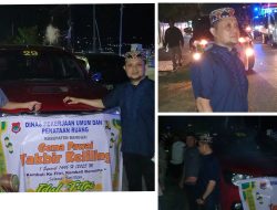 Dinas PUPR Banggai Turut Meriahkan Pawai Takbir 1446 H di Luwuk