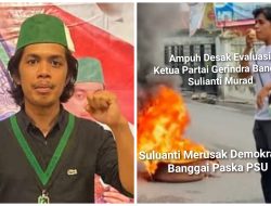 Dinilai Rugikan Demokrasi, AMPUH Sulteng Minta Prabowo Evaluasi Keras atau Copot Sulianti Murad dari Gerindra Banggai