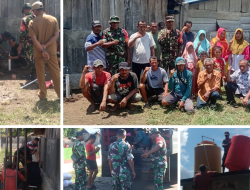 Instruksi Dandim 1308/LB Luwuk Danramil 07/Pagimana, Program Air Bersih di Desa Lembah Tompotika