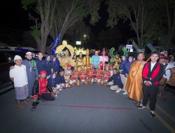 Karnaval Budaya Kabupaten Parigi Moutong Ikut Meriahkan HUT ke 61 Provinsi Sulawesi Tengah