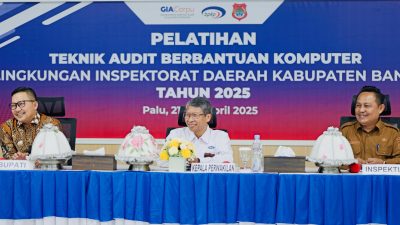 Bupati Banggai Hadiri Pembukaan Pelatihan Audit Berbasis Komputer di BPKP Sulteng