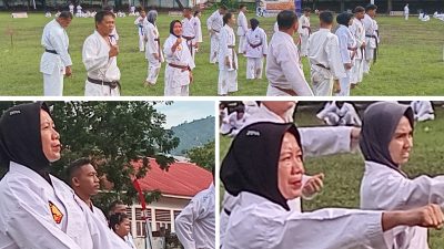 Kades Padungnyo Halima Ineng Ikuti Ujian Kenaikan Tingkat Inkanas, Siap Raih Sabuk Hitam