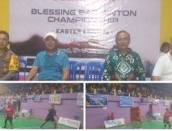 Bupati Dukung Penuh Kejuaraan Bulu Tangkis Gereja Se-Kabupaten Banggai :  Ajang Sportifitas dan Harmoni Umat