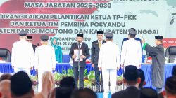 Bupati Dan Wakil Bupati Parigi Moutong Periode 2025-2030 Resmi Dilantik 