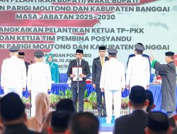 Bupati Dan Wakil Bupati Parigi Moutong Periode 2025-2030 Resmi Dilantik 