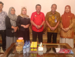 Wabup Parimo Audiensi bersama Kepala Balai Bahasa Provinsi Sulteng.