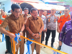 Bupati Erwin Burase Resmikan Gedung Pusat Pengendalian Operasi (Pusdalops) Penanggulangan Bencana BPBD Kab. Parimo Tahun 2025.