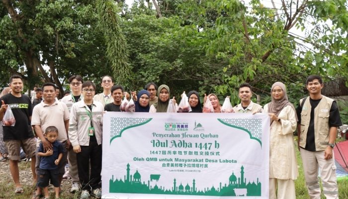 GEM Salurkan Hewan Kurban untuk Warga dan Karyawan Bahodopi