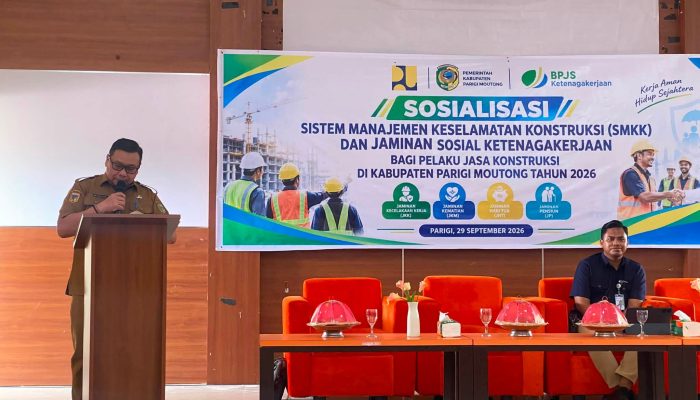 Tekan Risiko Kecelakaan Kerja, PUPR Parigi Moutong Perkuat Penerapan SMKK