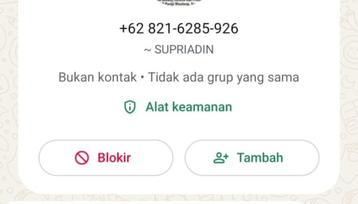 KLARIFIKASI PENCATUTAN NAMA KABID PSP DINAS TPHP PARIGI MOUTONG