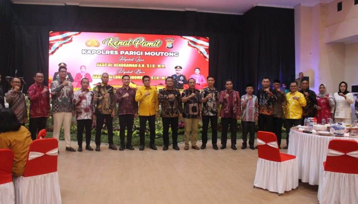 Bupati Erwin Burase Harapkan Kapolres Baru Perkuat Sinergi dan Keamanan di Parigi Moutong
