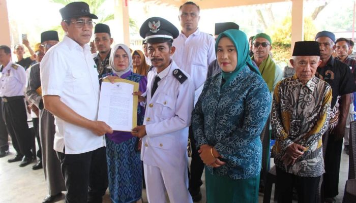 Kepemimpinan Desa Pangi Berganti, Irman Diminta Perkuat Pelayanan dan Pembangunan
